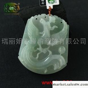 供應冰糯種精雕鳳舞吉祥吊墜n5277工廠,批發,進口,代購