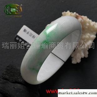 供應白底青花翡翠手鐲n1106（60.5）工廠,批發,進口,代購