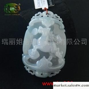 供應冰糯種淺紫羅蘭馬到功成吊墜n2510工廠,批發,進口,代購