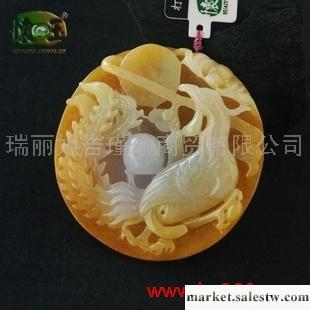 供應細糯種紅翡精雕鳳舞吉祥n0711工廠,批發,進口,代購