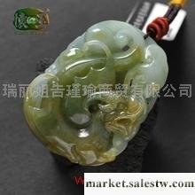 供應冰糯種黃翡精雕興隆如意吊墜n3271工廠,批發,進口,代購