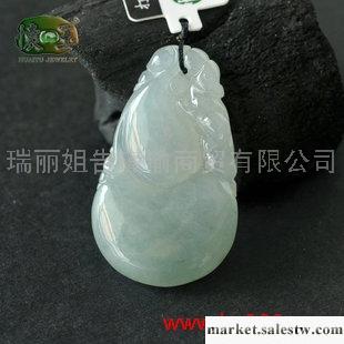 供應冰糯種蘭水精雕福祿壽吊墜n2632工廠,批發,進口,代購