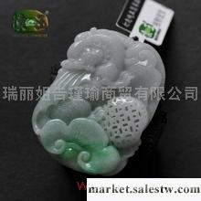 供應糯種豆綠飄花精雕興隆如意吊墜n0372工廠,批發,進口,代購