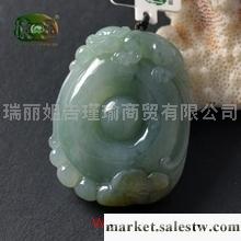 供應冰糯種蘭水帶翡興隆如意吊墜n3377工廠,批發,進口,代購