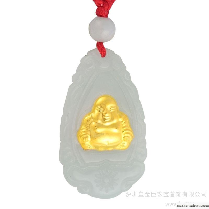 供應福潤昌福潤昌A貨翡翠金鑲玉佛A貨翡翠金鑲玉佛吊墜工廠,批發,進口,代購