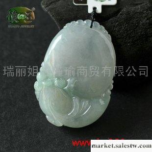 供應冰糯種精雕年年有魚吊墜n2627工廠,批發,進口,代購
