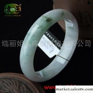 供應細糯種豆綠飄花手鐲n8272（55.9）工廠,批發,進口,代購