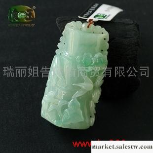 供應冰糯種豆綠節節高吊墜n2501工廠,批發,進口,代購