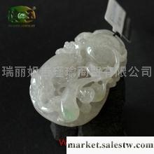 供應冰糯種淺黃翡螭龍送寶吊墜n1237工廠,批發,進口,代購