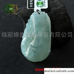 供應冰糯種蘭水精雕節節高吊墜n8556工廠,批發,進口,代購