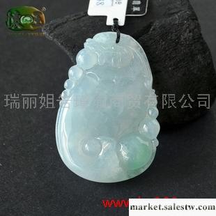 供應冰糯種豆綠螭龍送寶吊墜n1238工廠,批發,進口,代購