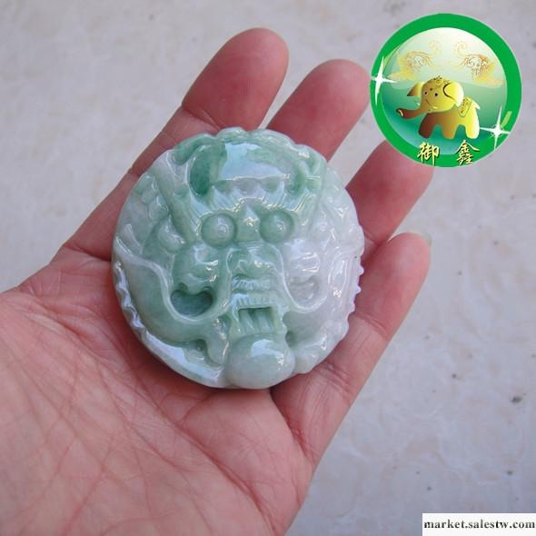 供應騰沖【御鑫】品牌 天然A貨翡翠 辟邪鬼頭 保平安男士禮品皮帶扣工廠,批發,進口,代購