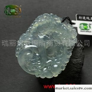 供應老坑冰種精雕祥龍如意吊墜n3502工廠,批發,進口,代購