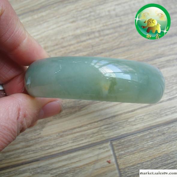 供應騰沖【御鑫】品牌 天然A貨翡翠批發 5.75CM觀音下凡送福來手鐲工廠,批發,進口,代購