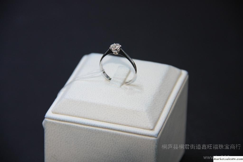 供應鑫旺福珠寶 定制愛相隨鉆石戒指18K金女鉆戒求婚結婚戒指 珠寶首飾工廠,批發,進口,代購
