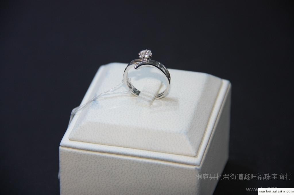 供應鑫旺福珠寶 18K金鉆石對戒 情侶戒指結婚鉆戒 七夕特價 珠寶首飾工廠,批發,進口,代購