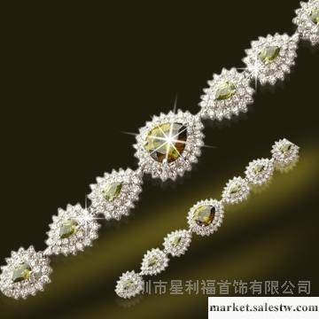 供應A-SHINY鋯石手鏈 BSL3036-18CM工廠,批發,進口,代購