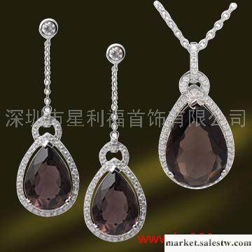供應a-shiny925純銀晶石套裝工廠,批發,進口,代購