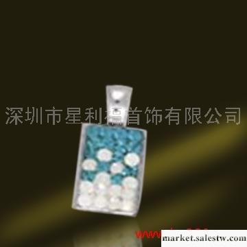 供應a-shiny方形水鉆吊墜 純手工粘石 不掉鉆工廠,批發,進口,代購