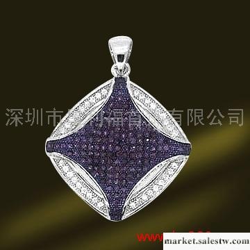 供應a-shinypsa01925純銀鋯石薇鑲首飾f工廠,批發,進口,代購