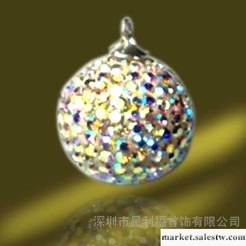 供應水鉆吊墜 PSL3337 水鉆球吊墜工廠,批發,進口,代購