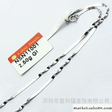 供應A-SHINY素銀項鏈 NSN11001工廠,批發,進口,代購