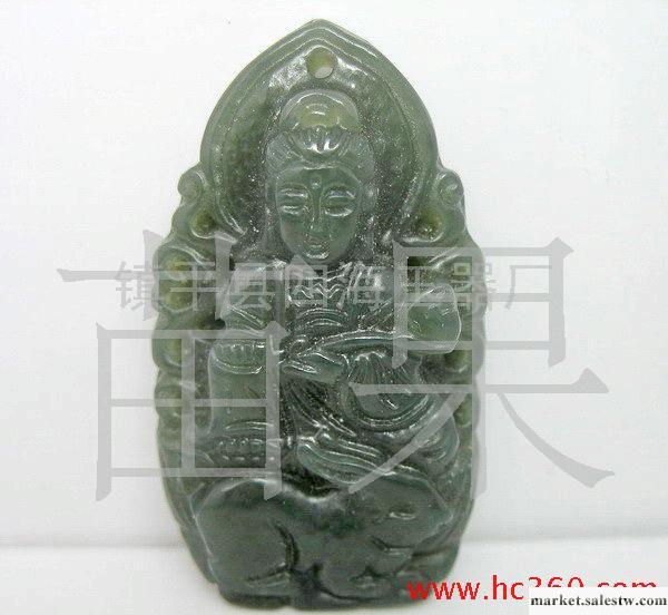 供應批發和田青玉十二生肖兔本命佛文殊工廠,批發,進口,代購