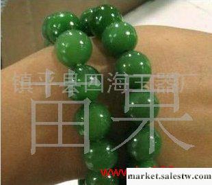 供應批發和田碧玉圓珠手鏈 和田碧玉珠榴工廠,批發,進口,代購
