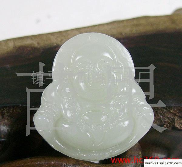 供應翡翠 掛件 和田玉白玉彌勒佛 哈哈服工廠,批發,進口,代購