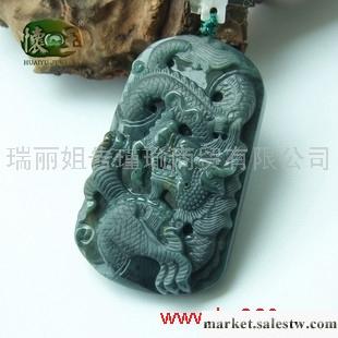 供應墨翠精雕龍牌吊墜n5019工廠,批發,進口,代購