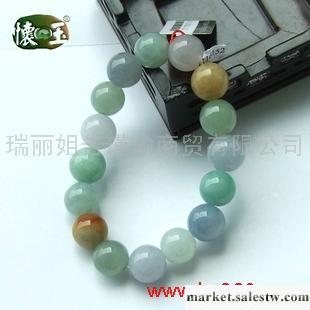 供應冰糯種多彩高級手鏈n6152工廠,批發,進口,代購