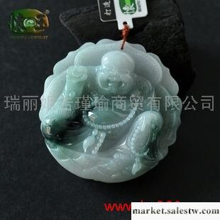 供應冰糯種飄花精雕如意逍遙佛n3880工廠,批發,進口,代購