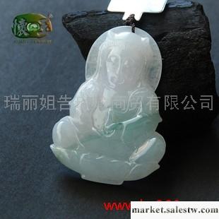 供應冰糯種飄花精雕觀音吊墜n6464工廠,批發,進口,代購