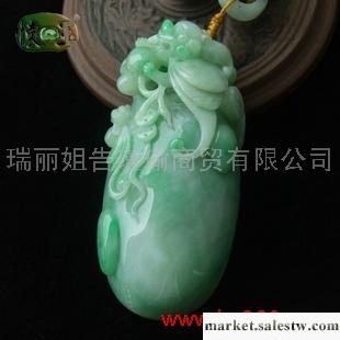供應細糯種豆綠飄花福在眼前手玩件n0343工廠,批發,進口,代購