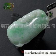 供應細糯種豆綠飄花福瓜吊墜n3396工廠,批發,進口,代購