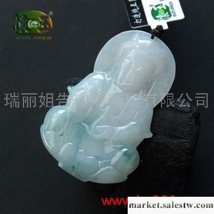 供應冰糯種飄花精雕觀音吊墜n6469工廠,批發,進口,代購