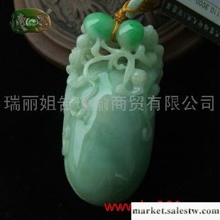 供應細豆種綠花精雕興隆如意手玩件n0347工廠,批發,進口,代購
