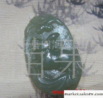 供應批發和田青玉生肖兔掛件 和田青玉揉工廠,批發,進口,代購
