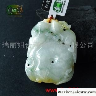 供應細糯種多彩翡翠精雕招財進寶n1110工廠,批發,進口,代購