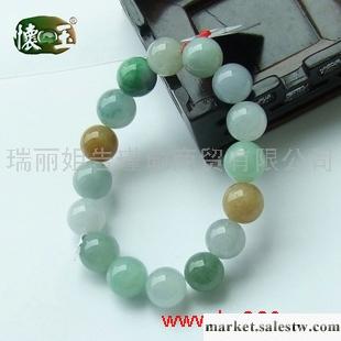 供應冰糯種多彩高級手鏈n6141工廠,批發,進口,代購