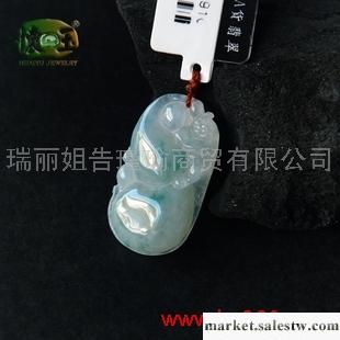 供應冰糯種飄花精雕翡翠福祿壽吊墜n2910工廠,批發,進口,代購