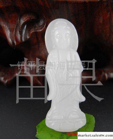 供應批發和田白玉觀音掛墜 和田白玉平榜工廠,批發,進口,代購