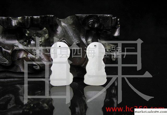 供應批發和田白玉祈福保平安觀音吊墜工廠,批發,進口,代購