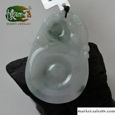供應懷玉冰糯種飄花招財進寶吊墜n4107工廠,批發,進口,代購