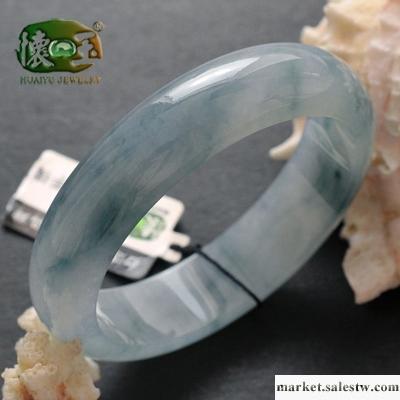 供應懷玉冰糯種飄蘭花翡翠手鐲n1143工廠,批發,進口,代購