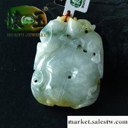 供應懷玉細糯種翡翠精雕招財進寶n1110工廠,批發,進口,代購