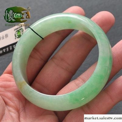 供應懷玉細糯種陽綠翡翠手鐲n3474工廠,批發,進口,代購