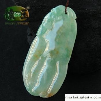 供應懷玉冰糯種三彩佛瓜吊墜n1486工廠,批發,進口,代購