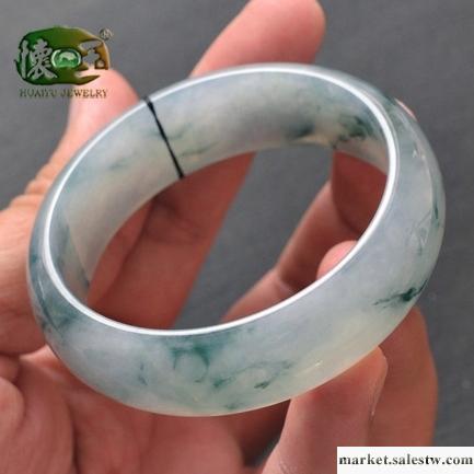 供應懷玉冰糯種蘭花翡翠手鐲n1147工廠,批發,進口,代購