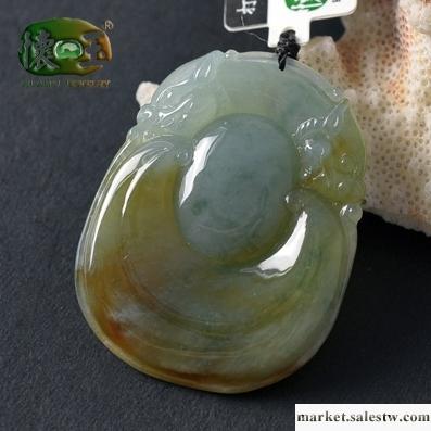 供應懷玉冰糯種帶翡興隆如意吊墜n3397工廠,批發,進口,代購